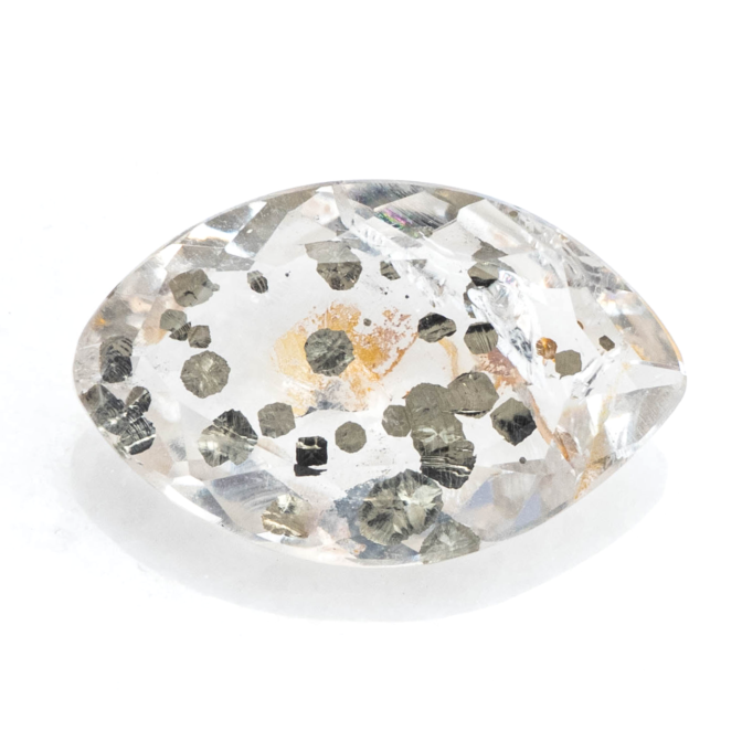 レア】パイライト イン クォーツ /Pyrite in Quartz ルース