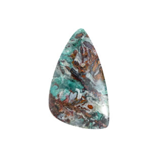 様々な鉱物が作り出す圧倒的な情景美 | コッパークリソコラインカルセドニー 28.7ct ルース 天然石