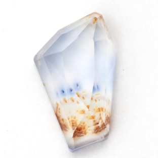 非公開: 【美麗ダブレット】クォーツxリーフアゲート  19.40ct