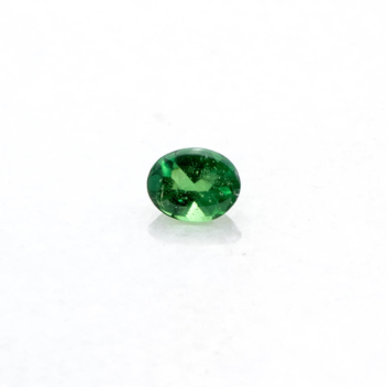 【まろやかな輝きのバフトップ】グリーングロッシュラーガーネット 0.4ct