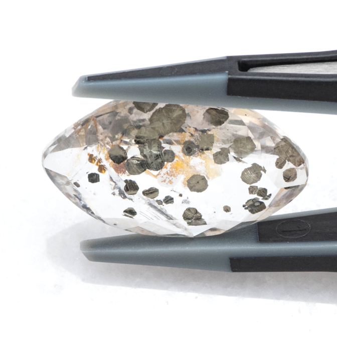 パイライトのポルカドット】パイライトインクォーツ 8.85ct