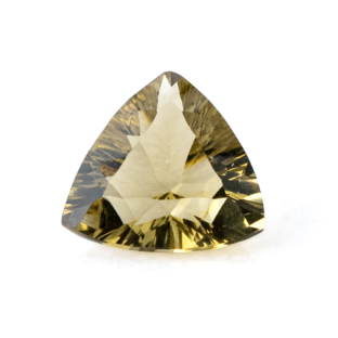 【シックな色味と華やかなきらめき】オリーブクォーツ 4.35ct