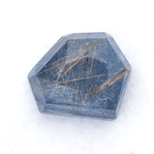 【美麗ダブレット】ルチルクォーツx カイヤナイト 18.25ct