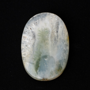 【表情豊かな輝き】モスアゲート 16.3ct