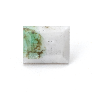 【爽やかな白とグリーンのバイアカラー】 エメラルドインアルバイト 4.2ct