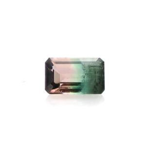 【濃厚な色のグラデーション】バイカラートルマリン  0.75ct
