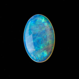 【輝く虹色の遊色が美しい】オーストラリア産オパール 5.1ct
