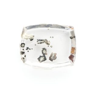 【銀色にきらめくパイライト入り】パイライトインクォーツ   8.75ct