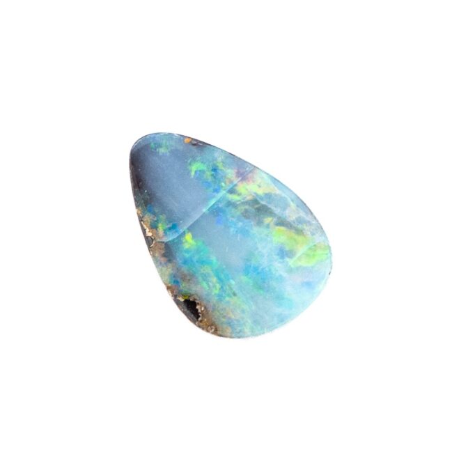 あふれるブルーの光が魅力】ボルダーオパール 1.35ct | まるむ商会