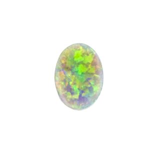 【輝く虹色の遊色が美しい】オーストラリア産ブラックオパール 0.85ct