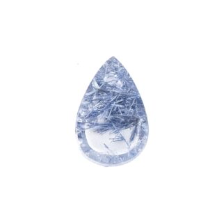 【薄紫の結晶が美しいルース】デュモルチェライトインクォーツ  1.85ct