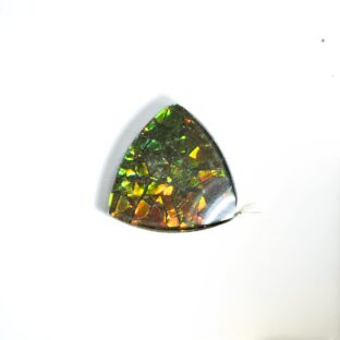 【夏の午後3時の灼熱】極彩色カナダ産アンモライト・ルース 1.21ct（トリプレット）天然石