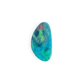 【あふれるブルーの光が魅力】ボルダーオパール 0.98ct