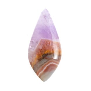 【模様と色のコラボレーション】アゲートインアメジスト  10.0ct