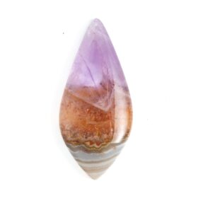 【模様と色のコラボレーション】アゲートインアメジスト  9.65ct