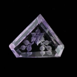 【花模様のインタリオが輝く】アメトリン 15.0ct