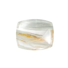 ルネサンスの風を感じる芸術｜アンフィボール・イン・クォーツ 34.6ct スクエアカボションブラジル産