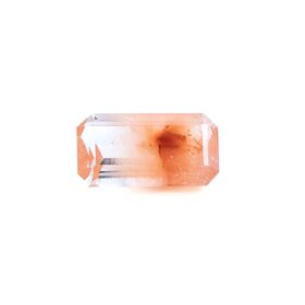 麗しの桜色｜アンフィボールインクォーツ 2.4ct エメラルドカット ブラジル産