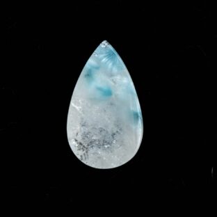 地球が愛したブルー　繊維状ギラライトインクォーツ 3.8ct｜ネオンブルーのいろどりを宿す天然の芸術