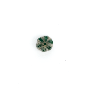 コロンビア産 逆トラピッチェエメラルド 0.19ct ルース 白母岩 天然石 5月誕生石 一点物 | 雪景色に咲く一輪の緑の花