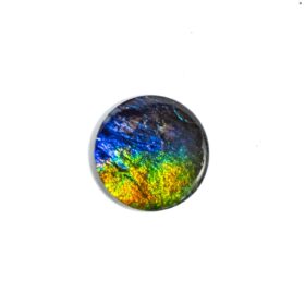 【夏の午後3時の灼熱】極彩色カナダ産アンモライト・ルース 2.1ct（トリプレット）天然石