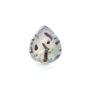 【自然が描いた青と銅のアート】コッパークリソコラインアゲート 2.6ct 珍しいファセットカット 魅惑の天然石ルース