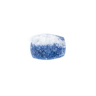 潤む水晶に花咲く結晶 | 極上デュモルチェライトインクォーツ 2.16ct（リング・ペンダントサイズ）