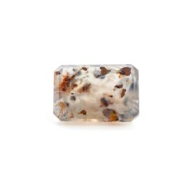 【自然が描いた青と銅のアート】コッパークリソコラインアゲート 3.4ct 珍しいファセットカット 魅惑の天然石ルース