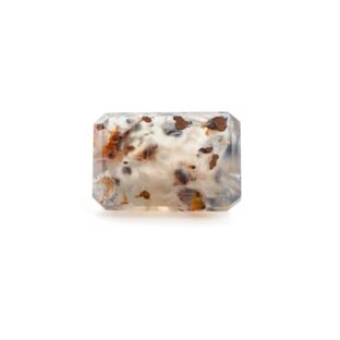【自然が描いた青と銅のアート】コッパークリソコラインアゲート 3.4ct 珍しいファセットカット 魅惑の天然石ルース
