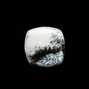 デンドリティックオパール 7.4ct｜夏の陽射しに輝く、静寂の雪景色