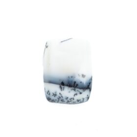 デンドリティックオパール 6.8ct｜夏の陽射しに輝く、静寂の雪景色