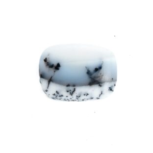 デンドリティックオパール 7.4ct｜夏の陽射しに輝く、静寂の雪景色