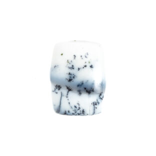 デンドリティックオパール 6.8ct｜夏の陽射しに輝く、静寂の雪景色