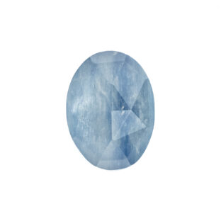 朝靄の蒼と、透き通る光。 | クォーツ×カイヤナイト ダブレットルース 15.75ct