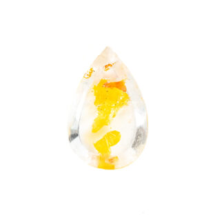 リモナイトインクォーツ 9.0ct | 静寂に染まる黄金のひと雫 。永遠の秋の情景