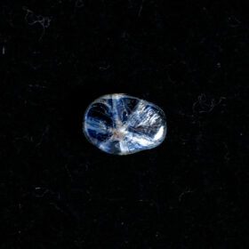 夜の青に宿る光芒  | ミャンマー産トラピッチェサファイア 1.1ct
