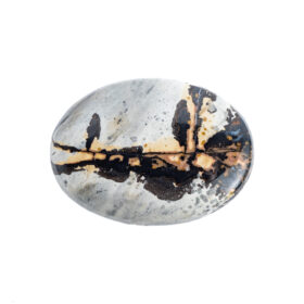 無彩色に宿る、鉱物のしずくが描く風景画 ｜ デンドリティックジャスパー 32.0ct